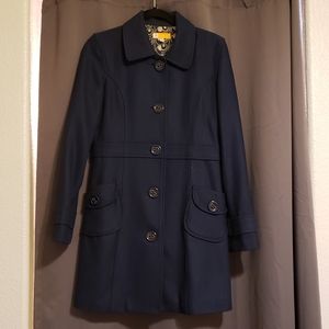 1960s mod style wool blend coat